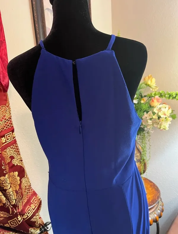 Formal blue evening dress Size L - Image 4