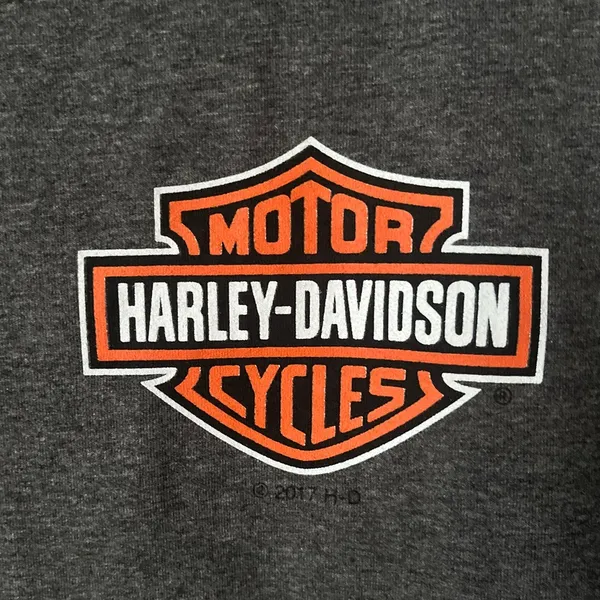Harley-Davidson Women’s Long Sleeve Graphic Tee 2017 Biker/Motorcycle L /Unisex - Image 2