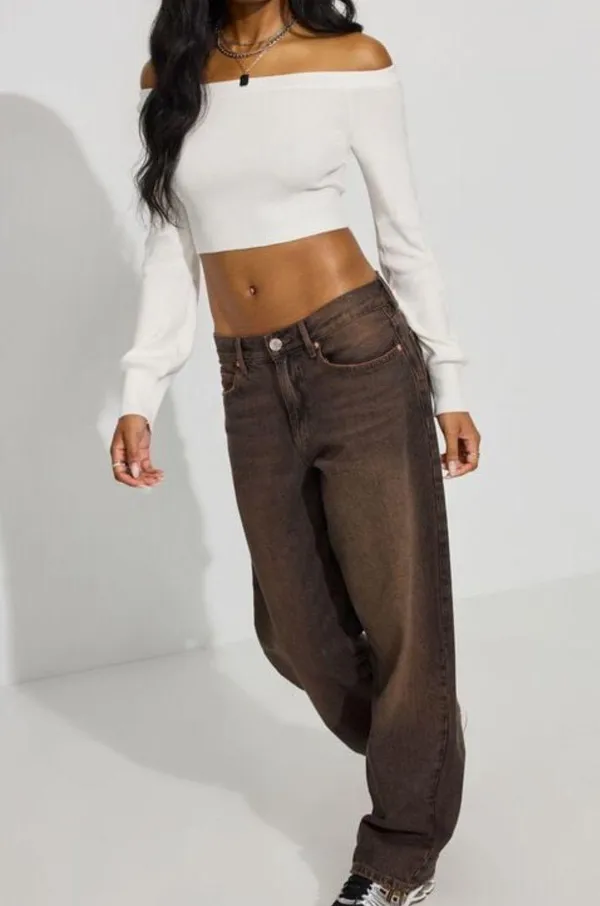 Cream Off The Shoulder top - Image 2