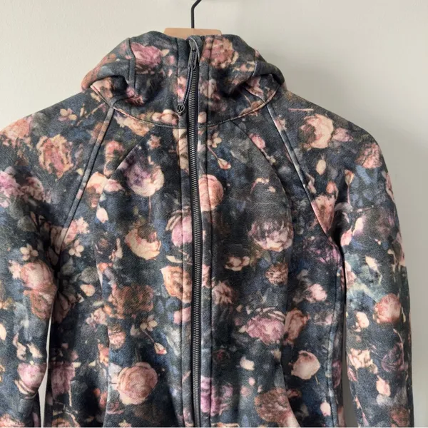 Lululemon Scuba Hoodie *Light Cotton Fleece in Frosted Rose Multi Jacket zip up - Image 9