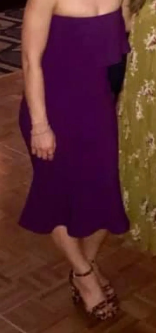 Likely Plum colored strapless dress by size 0 - Image 5