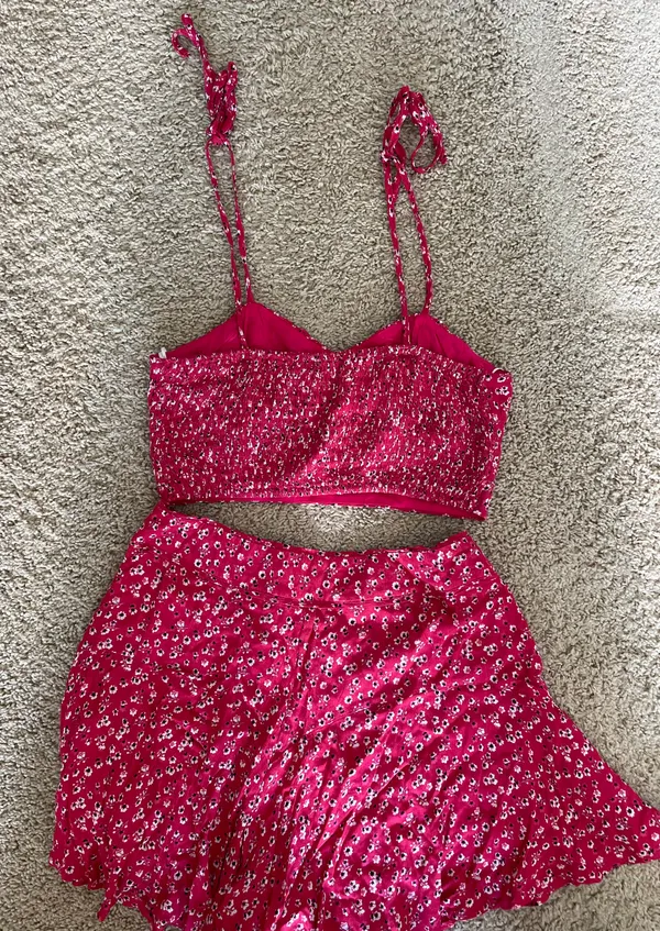 Red Two Piece Set - Image 3