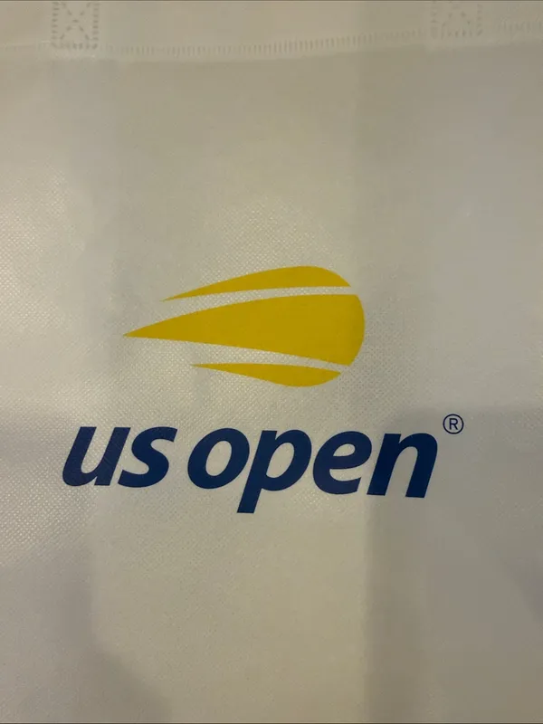 US Open Tennis x Amex White Shopping Tote Bag New Durable Reusable Carryall - Image 2