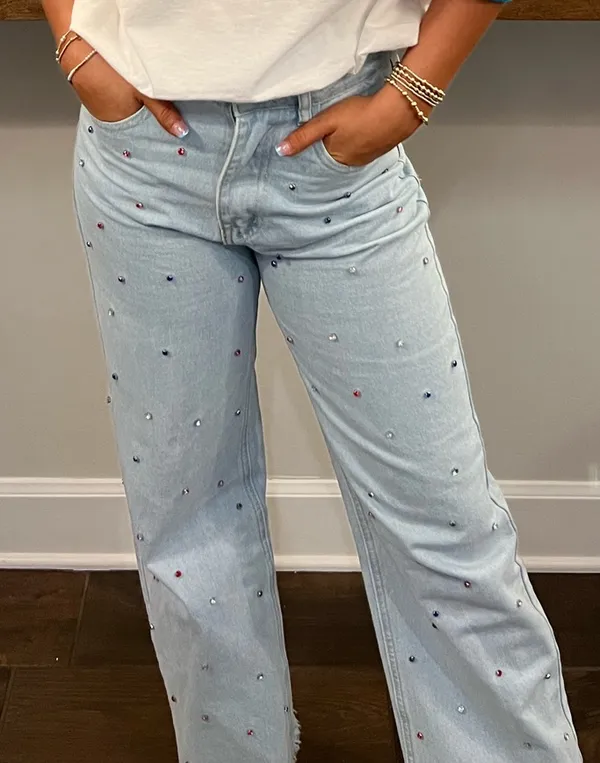 Rhinestone Jeans - Image 2