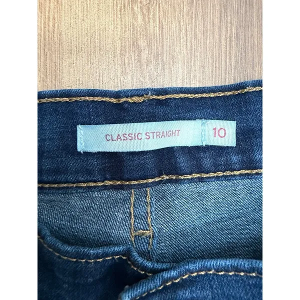 Levi's 505 Classic Straight Mid‎ Rise Jeans Blue Women's Sz 10 W30 L28 - Image 5