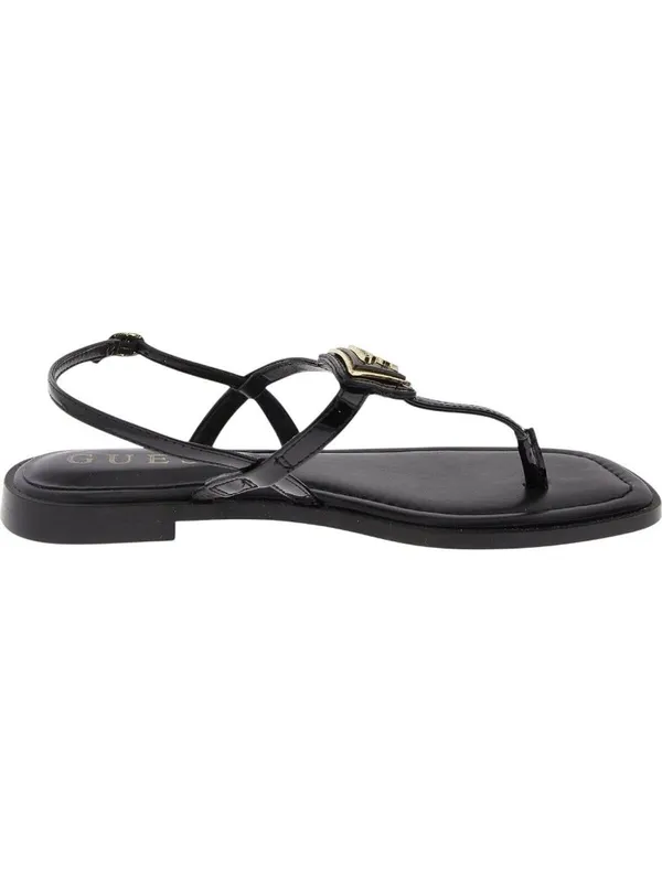 NWT Guess Womens Strap Rainey Flat Sandal GWRAINEY Black 6.5M - Image 3