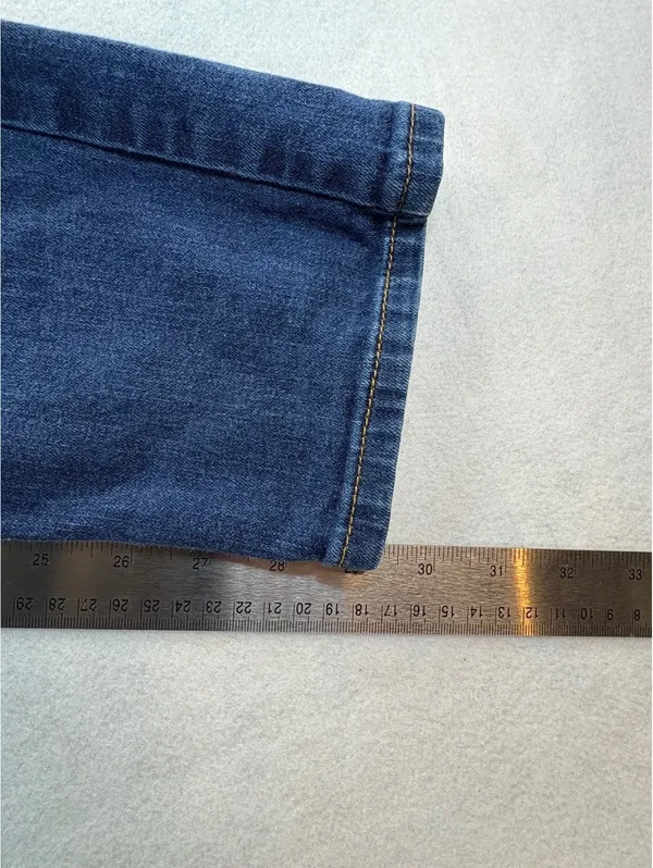 Levi’s 502 Regular Taper Women’s Jeans Size 16 Reg W28 L28 Blue Stretch Denim - Image 4