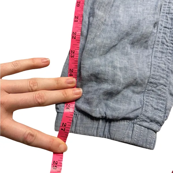 ✨‎ Athleta Cabo Linen Jogger Pants Size 8 Resort Coastal Travel ✨ - Image 6