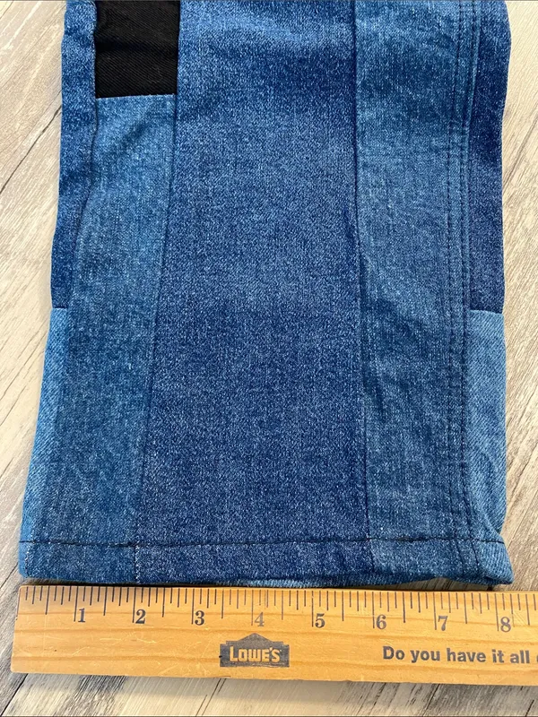 BDG Urban Outfitters High Rise Baggy Patchwork Embroidered Jeans Size 27 - Image 6