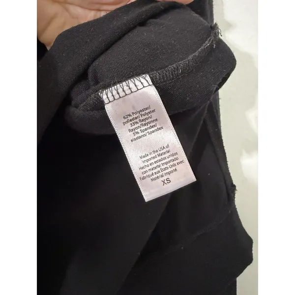 Beyond Yoga Women’s Black Solid Knit Crew Neck Pullover Sweater Long Sleeve XS - Image 3