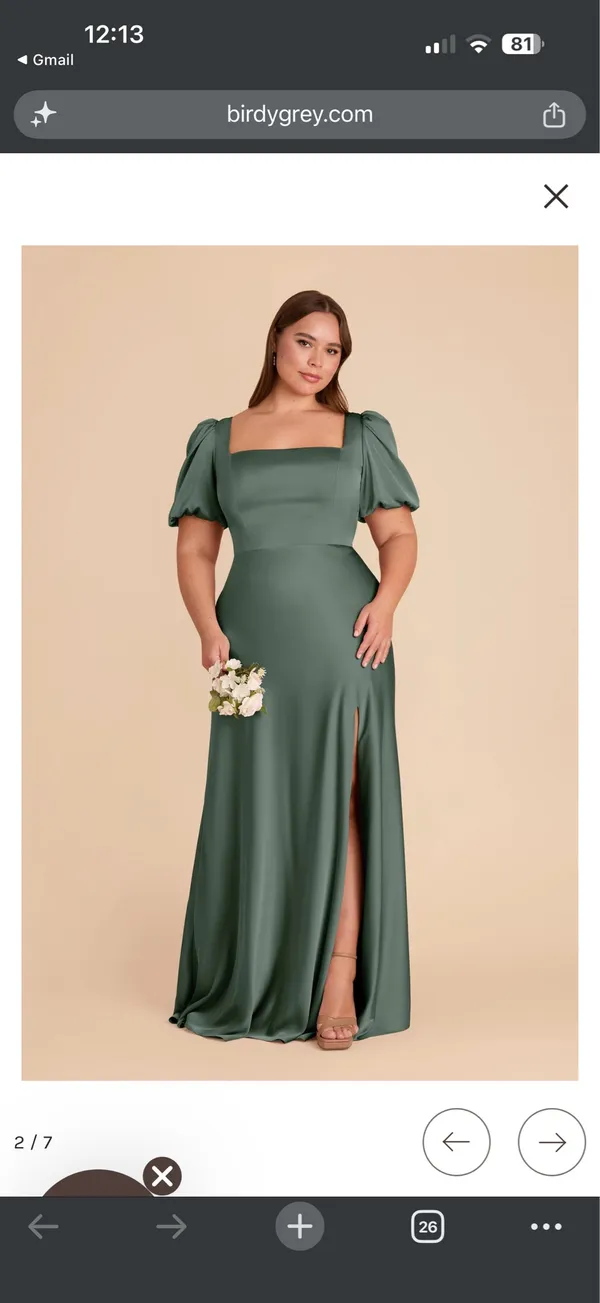Emerald Green Bridesmaid Dress - Image 4