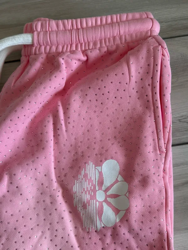 Plastik Flowers Rhinestone Sweatpants Pink Small NWOT IN PACKAGE - Image 8