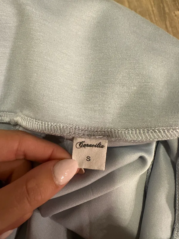 Blue Pullover Zip Up Sweater - Image 3