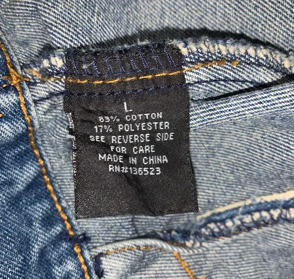Brooklyn Cloth Jacket Embroidered Patches Denim Blue size L Juniors - Image 6
