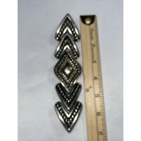 Dame‎ Belt Women's Belt Buckle Gold Silver 7x 1.5" Classic Ornate Ladies - Image 2