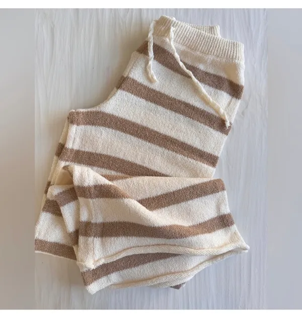 Striped wide leg lounge pant - Image 3