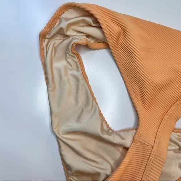 LA HEARTS‎ Peach 2 Piece High Waisted Bottoms Size XS - Image 6