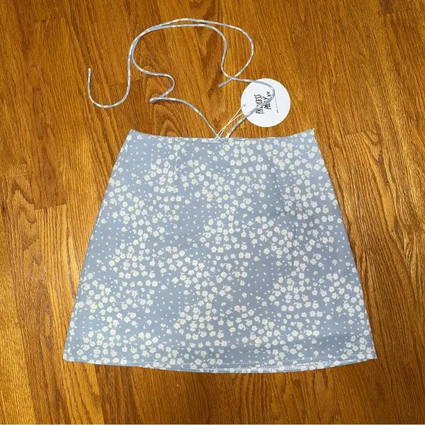 Princess Polly flo mini skirt blue - Image 4