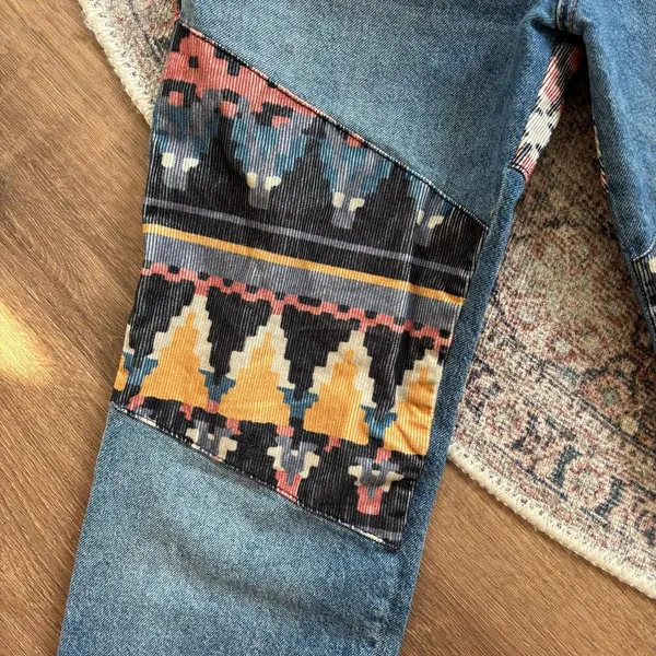 Free People Rocky Mountain Straight Leg Jeans - Image 4