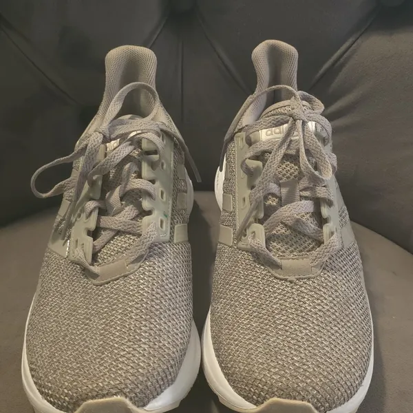 Adidas Mesh Gray Sneakers - Image 2