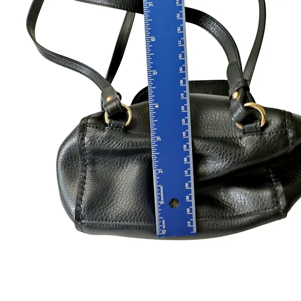 COACH Black Pebbled Leather Derby Backpack F1821 F59819 Daypack - Image 12