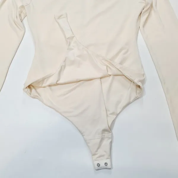 Camila Coelho Reyes Bodysuit in Beige Small - Image 12