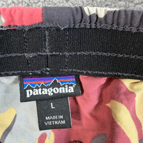 Patagonia Barely Baggies Shorts Women’s Large Elastic Drawstring Waist Floral - Image 2