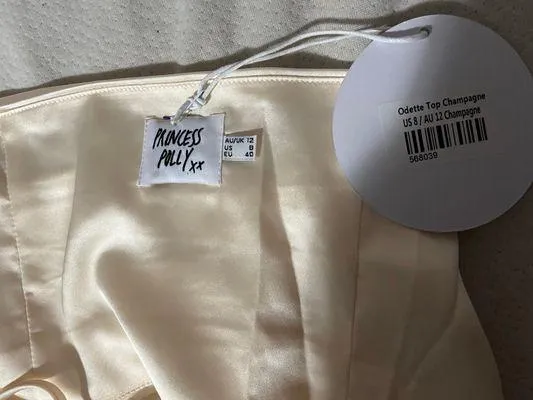 Princess Polly Odette Satin Halter Top - Image 3