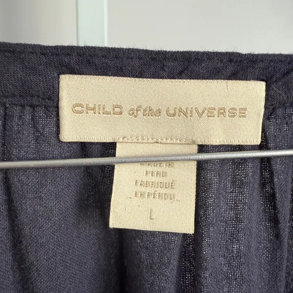 Child of the Universe Embroidered Tassel Tie‎ Waist Dress - Image 4