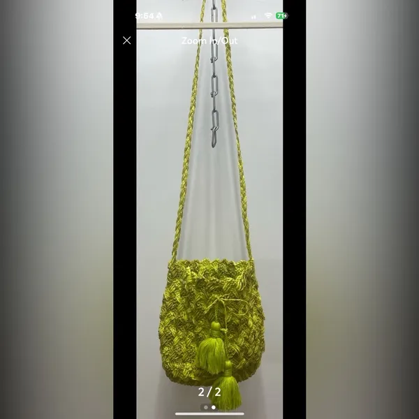 Urban Outfitters Bermudan Bucket Straw Bag. - Image 2
