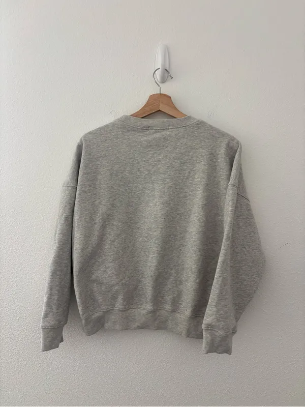 Mardi Mercredi grey floral sweat shirt - Image 4