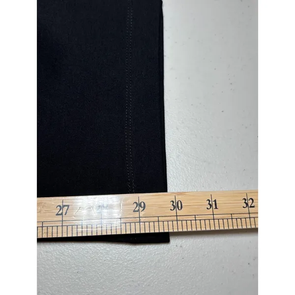 Quince NWT Ultra-Stretch Ponte Straight Leg Pants L Black Trouser - Image 9