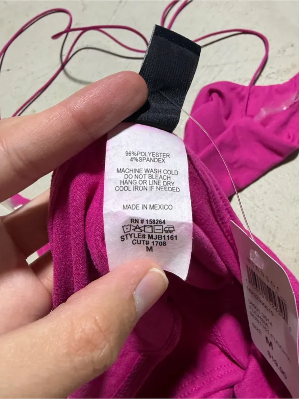 Windsor NWT Hot Pink tank top bodysuit with Strappy Back medium - Image 6