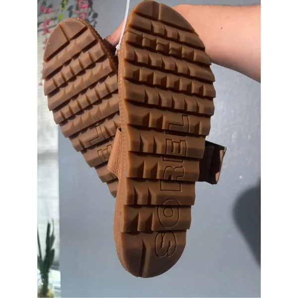 Sorel Ella II Buckle Slide Sandals | Cognac Brown | Size 11 - Image 5