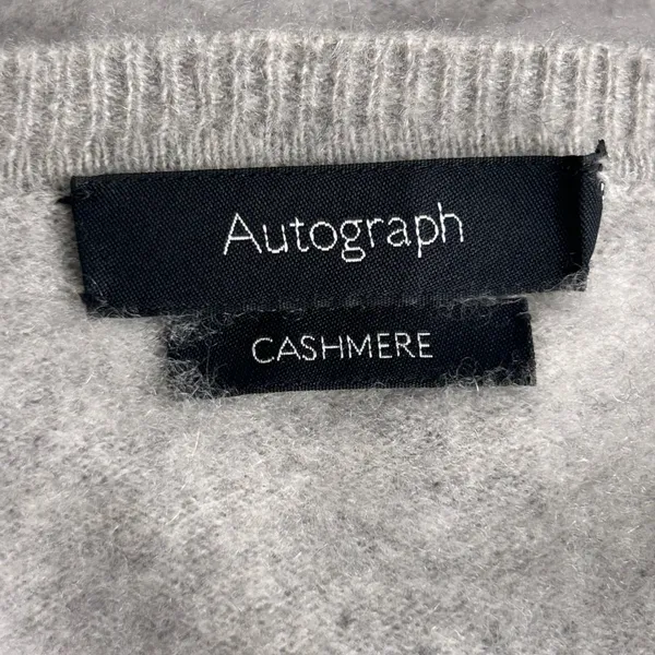 Autograph‎ Cashmere Sweater Gray Small - Image 5