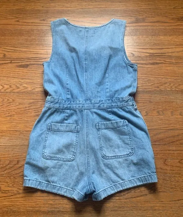 Denim Romper XS - Image 2