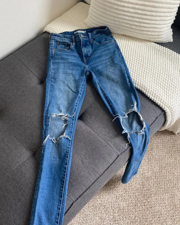 High Waisted Jeans Size 2 - Image 2