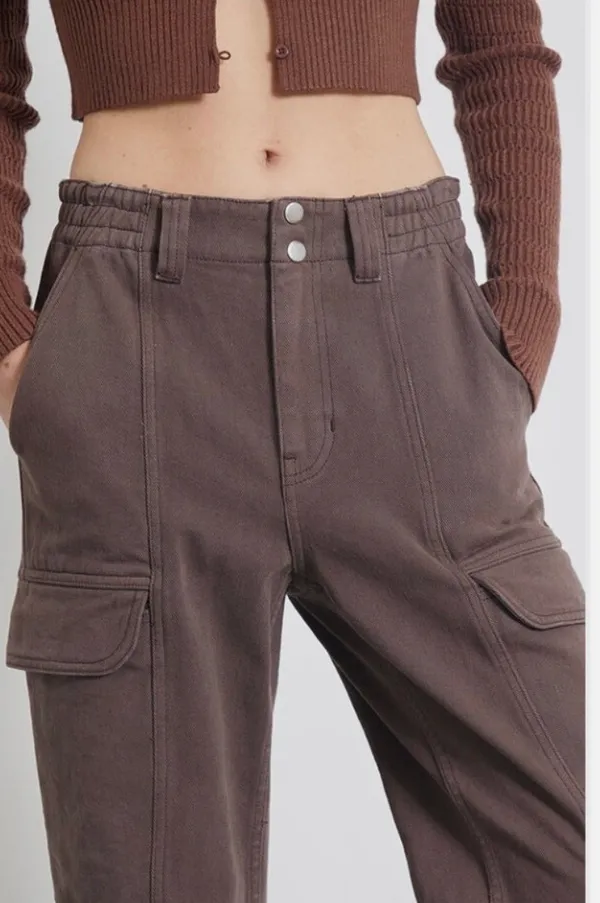 PacSun Elastic Waist Women’s Cargo Jeans - Image 2