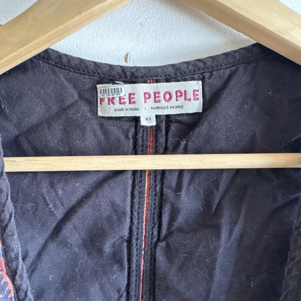 Free People Gemini Quilted Vest Top in Rust Size XS Euc Please Read - Image 2