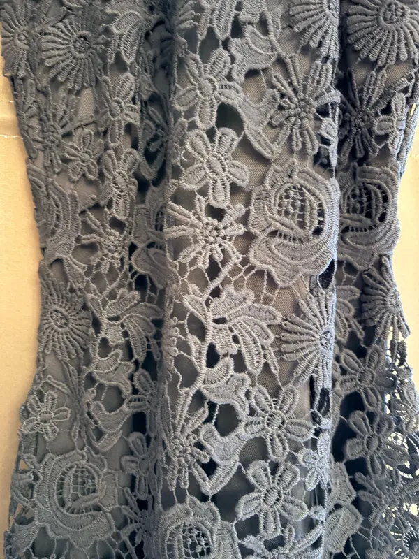 Lulus Love Poem Navy Blue Lace Mini Dress - Image 4
