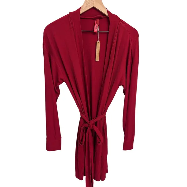 Skims Soft Lounge Short Robe Brick M Sold out New With Tags - Image 2