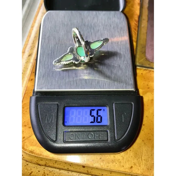Royston Turquoise Sterling Silver Ring Size 6 - Image 9
