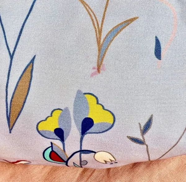 Miu Miu Baby Blue Silk Lined Clutch/Cosmetic Bag - Image 4