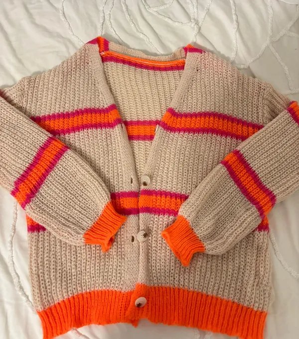 Colorful Striped Sweater Multi Size M - Image 2