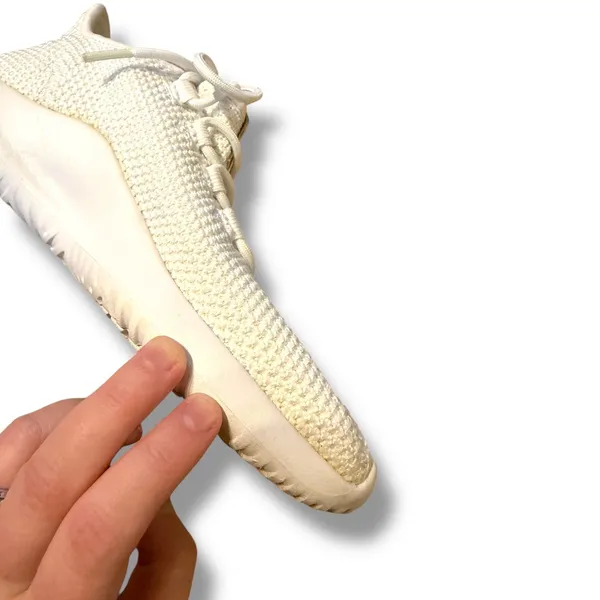 Adidas Tubular Shadow Knit Sneakers Women's Size‎ 7 White Lightweight Running - Image 2