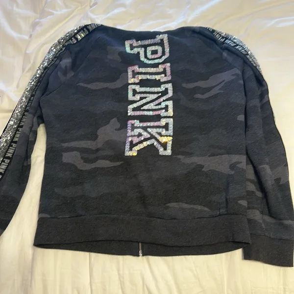 PINK - Victoria's Secret camouflage sequins jacket - Image 5