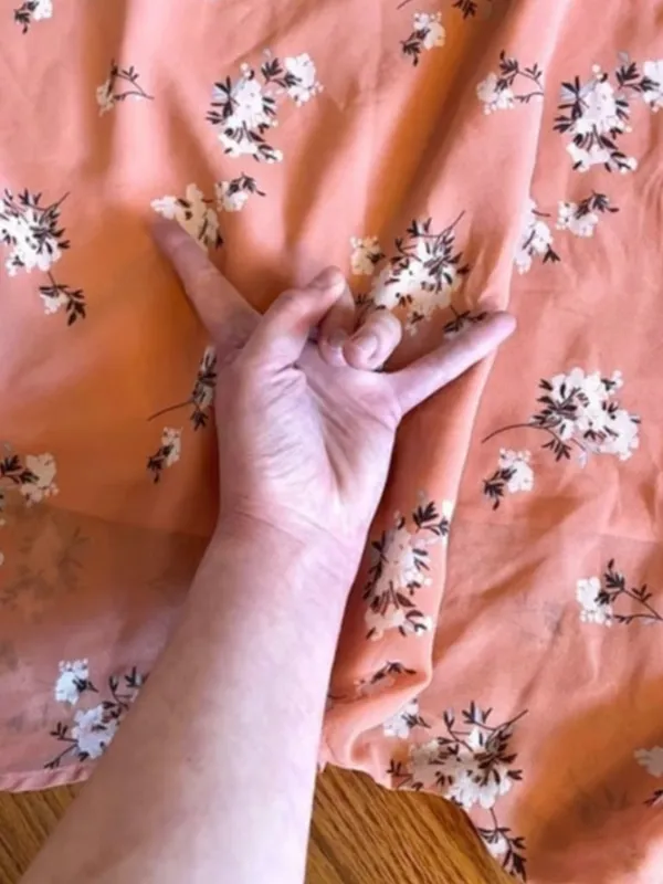 AVA & VIV Plus Size Floral Pleated Midi Dress Peach Pink Orange Hi-Lo 1X NO BELT - Image 16