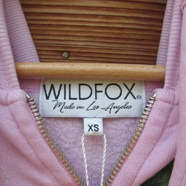 NWT Wildfox Theo Rose Stripe Hoodie Jacket - Image 8