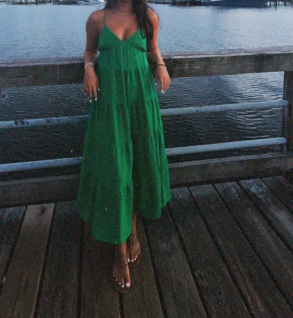 Green maxi dress  - Image 2