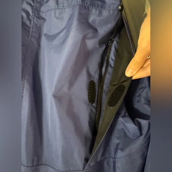 Vintage L.L.Bean Women's X-Large Raincoat, Blue‎ - Image 3